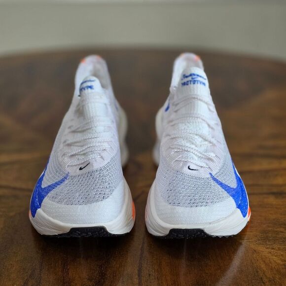 Nike Air Zoom Alphafly Next% 3 Blueprint Pack Running Shoes White Blue Women's 8 - Picture 3 of 16